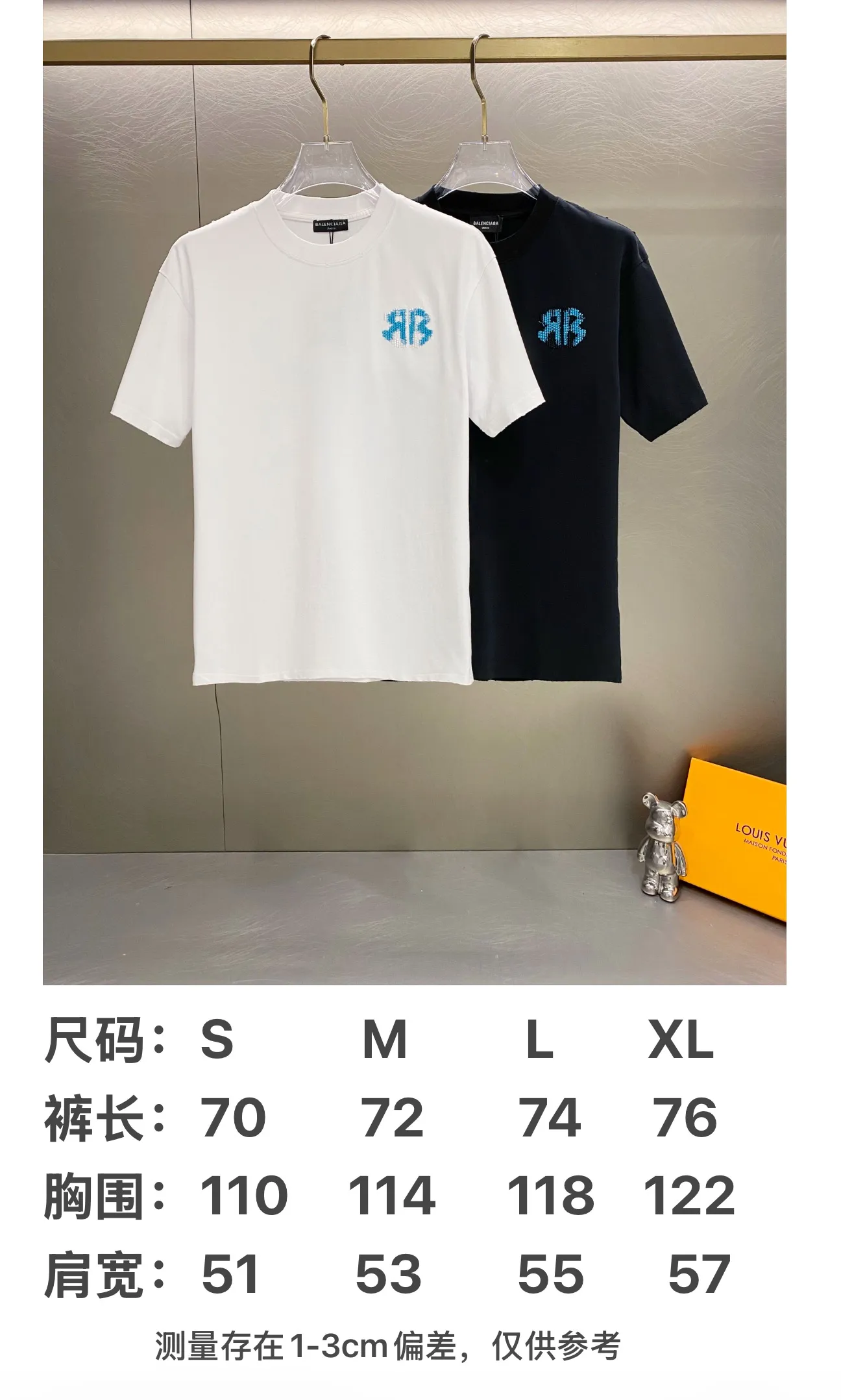 BALENCIAGA 2026 T 1:1 ！ Versatile ！ :Black White Size:S-XL